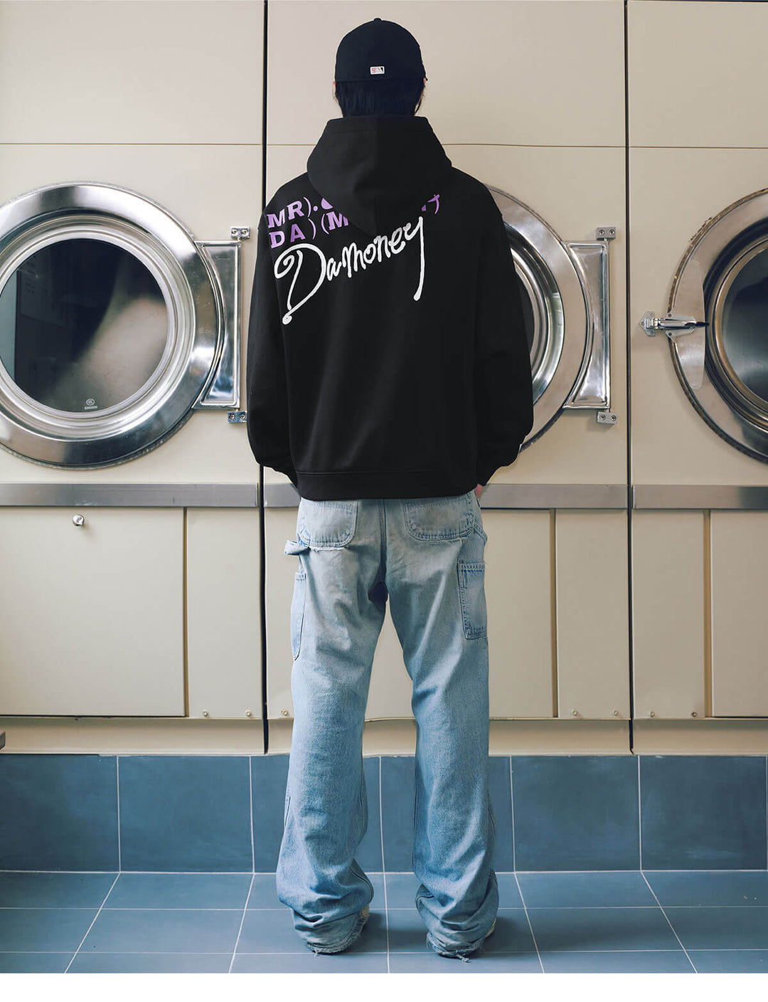 MEDM Handwritten Logo Print Hoodie | Face 3 Face