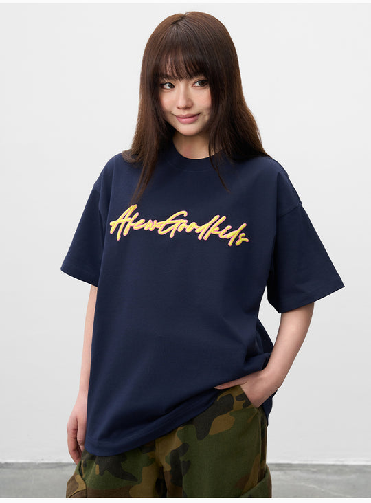 AFGK 3D Logo Embroidered Tee | Face 3 Face