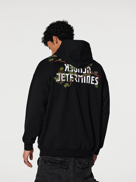 Achock Pine Tree Heavy Embroidery Hoodie | Face 3 Face