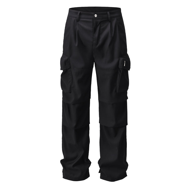 F3F Select Pleated Multi Pocket Paratrooper Work Cargo Pants
