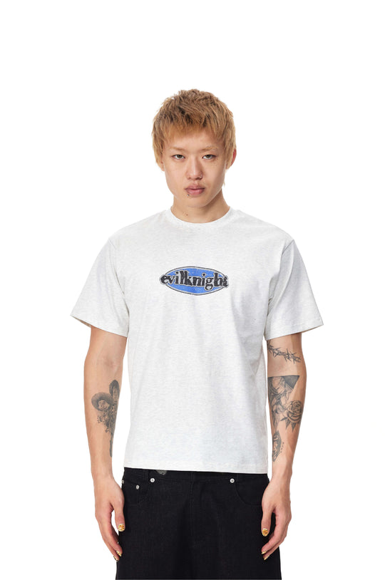 EVILKNIGHT(EK) Emblem Logo Print Short Sleeve Tee | Face 3 Face