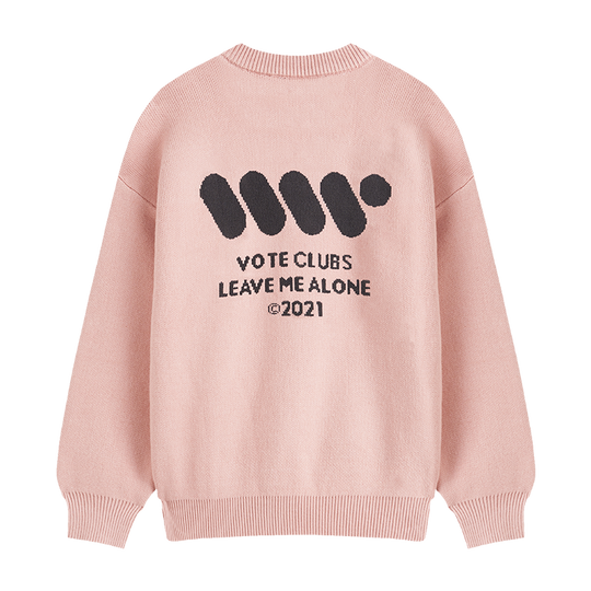 VOTE Color Clashing Knit Sweater