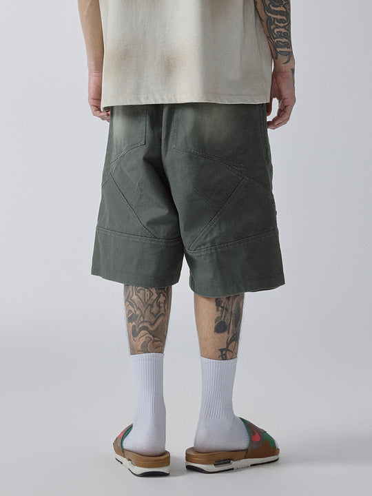 F2CE Washed Gradient Work Shorts | Face 3 Face