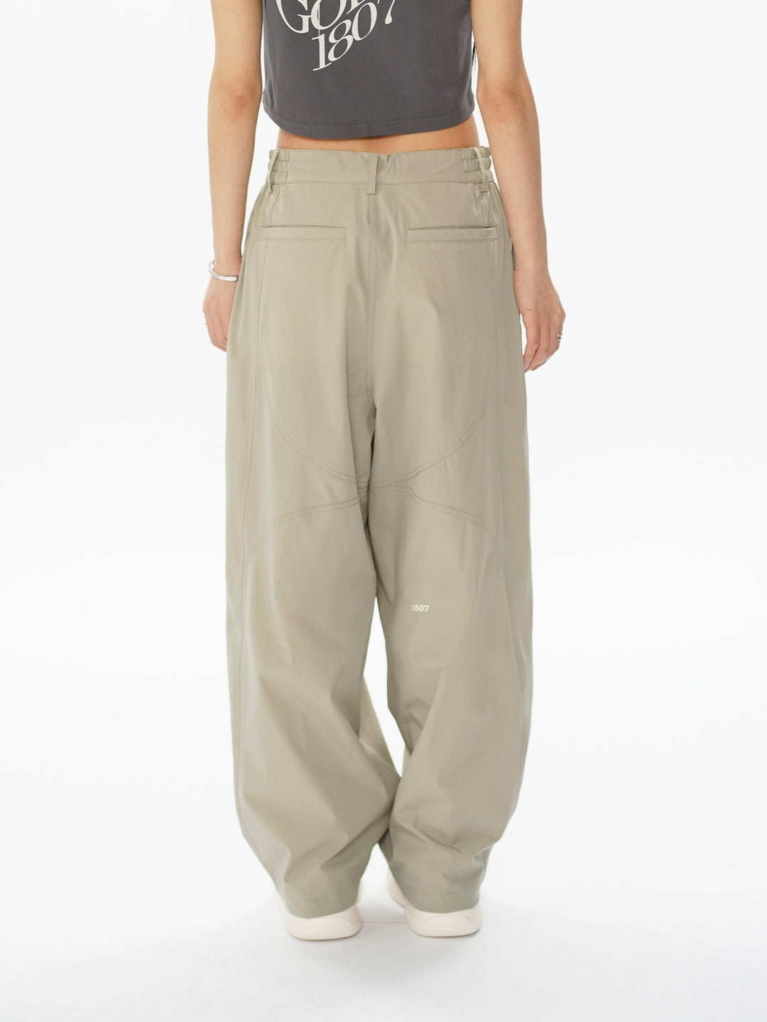 1807 Four Pointed Star Patchwork Parachute Lightweight Pants  | Face 3 Face