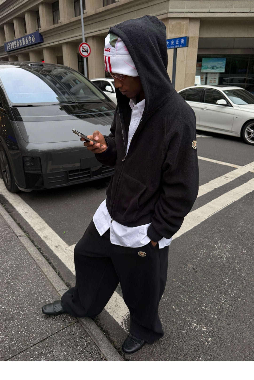 STEEPC Fleece Zip Up Hoodie and Sweatpants Set | Face 3 Face