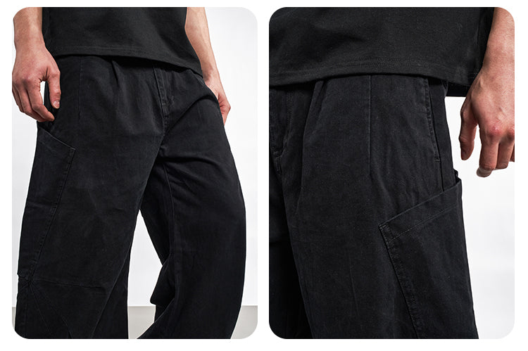 F3F Select Big Pocket Black Machete Pants | Face 3 Face