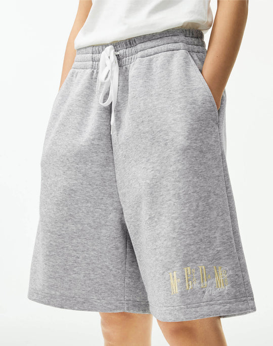 MEDM Colorful Logo Embroidered Sweat Shorts | Face 3 Face