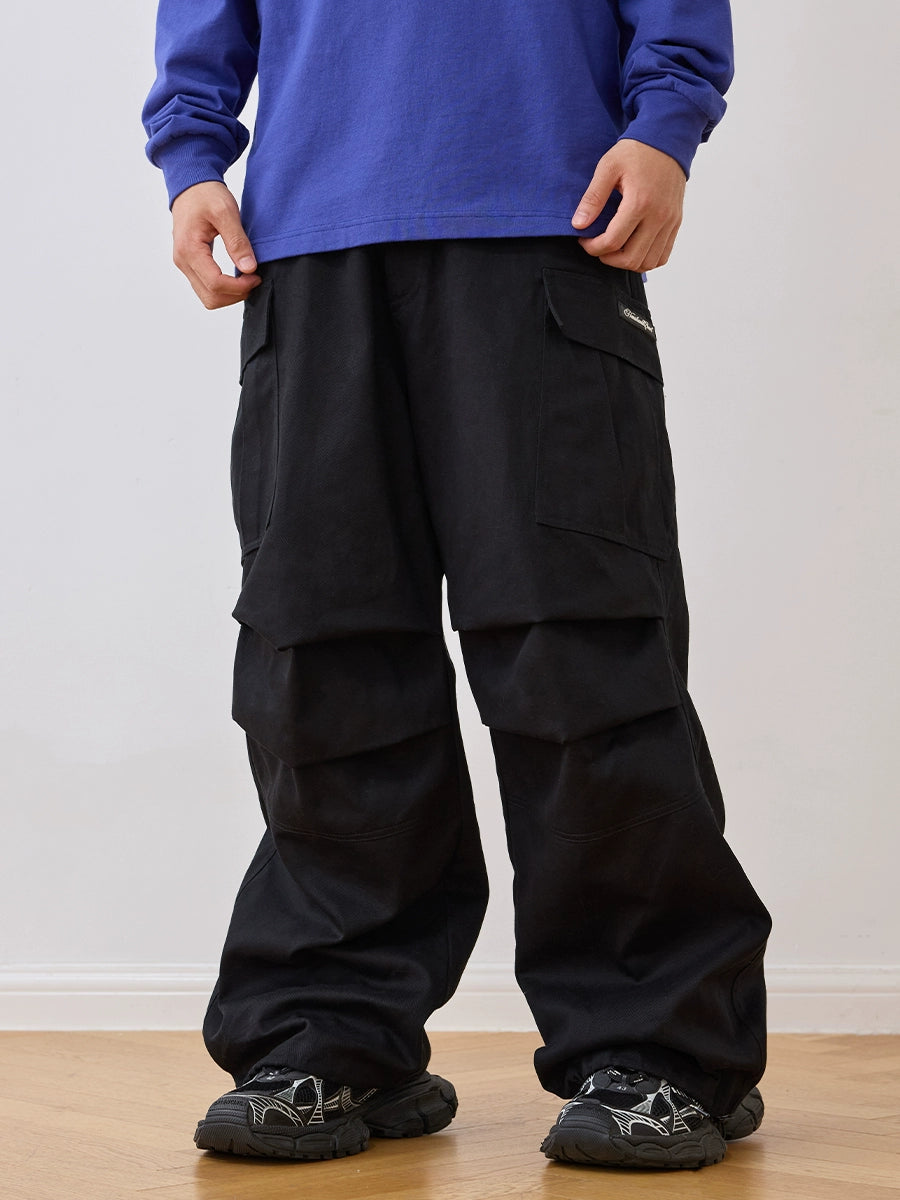 Harsh and Cruel Pleated Paratrooper Work Cargo Pants | Face 3 Face