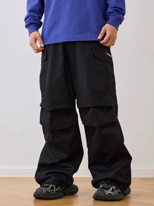 Harsh and Cruel Pleated Paratrooper Work Cargo Pants | Face 3 Face