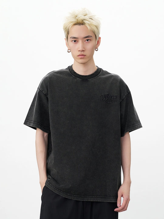 AFGK Vintage Print Washed Tee | Face 3 Face