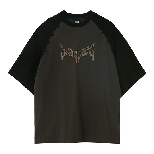 JHYQ Leopard Print Raglan Sleeves Tee