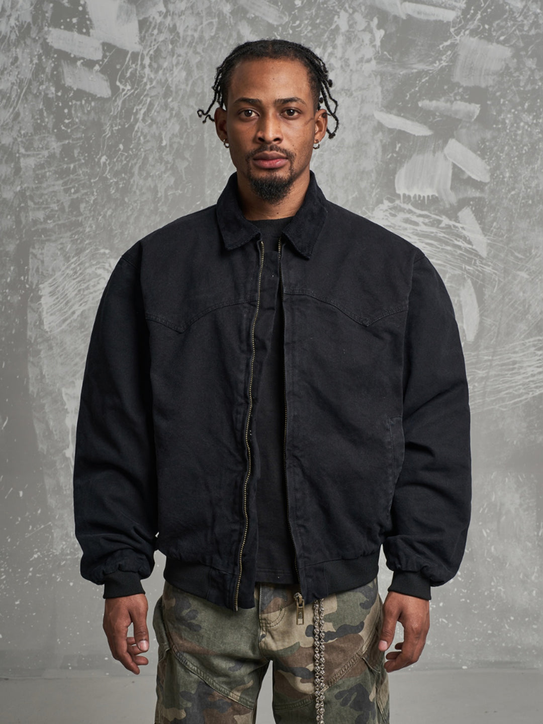 F3F Select Washed Distressed Detroit Jacket | Face 3 Face