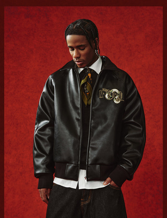 MEDM Year of the Snake Limited Edition Leather Jacket | Face 3 Face