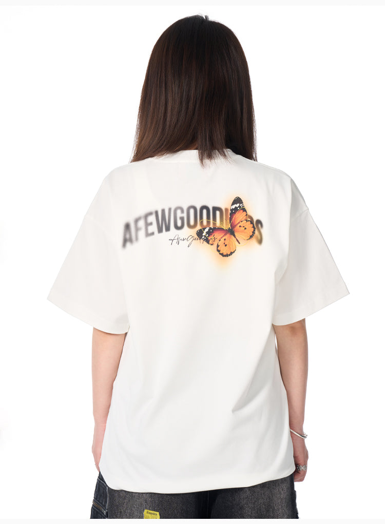 AFGK Light and Shadow Butterfly Gradient Tee | Face 3 Face