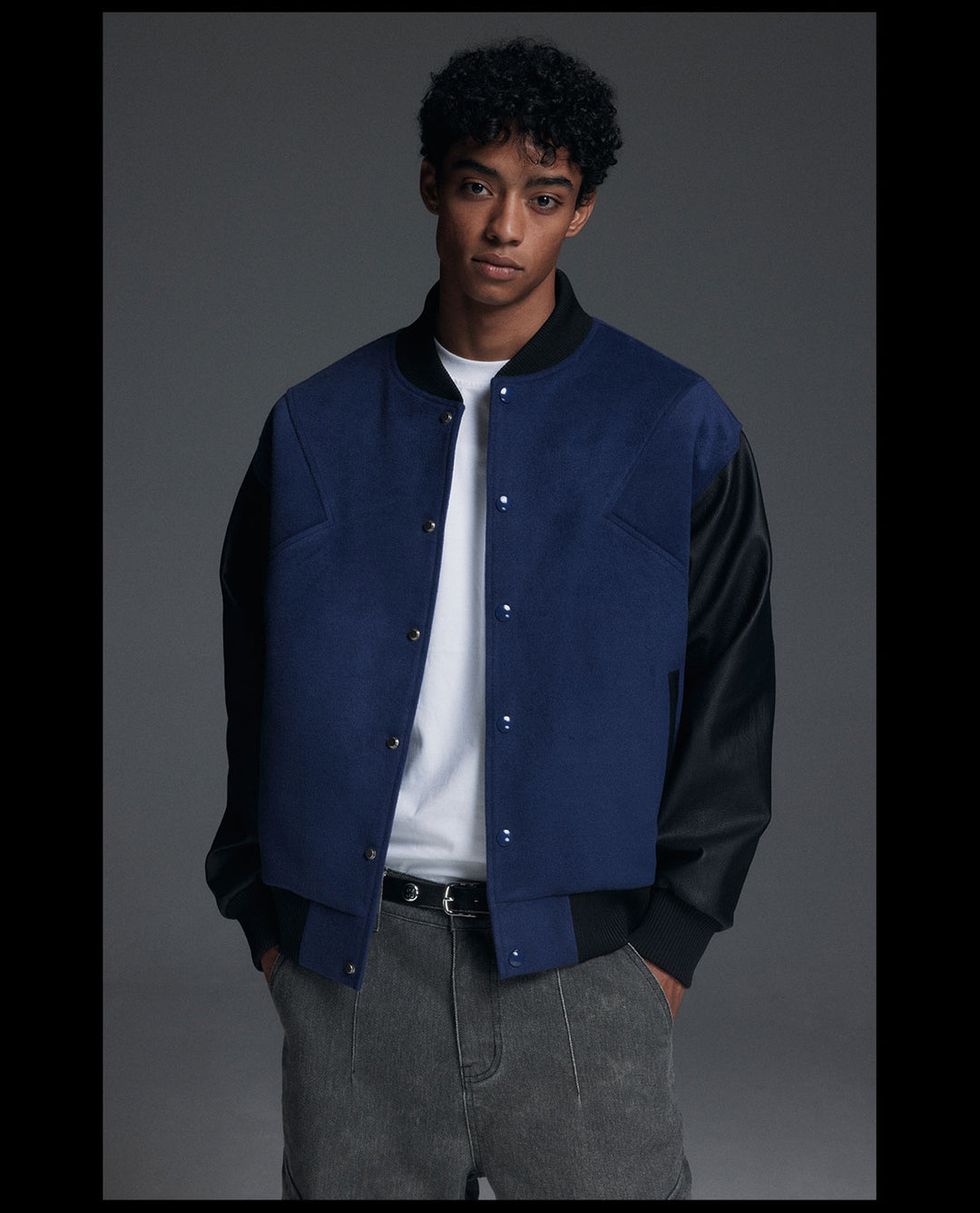 NOVACAM Patchwork Varsity Jacket | Face 3 Face