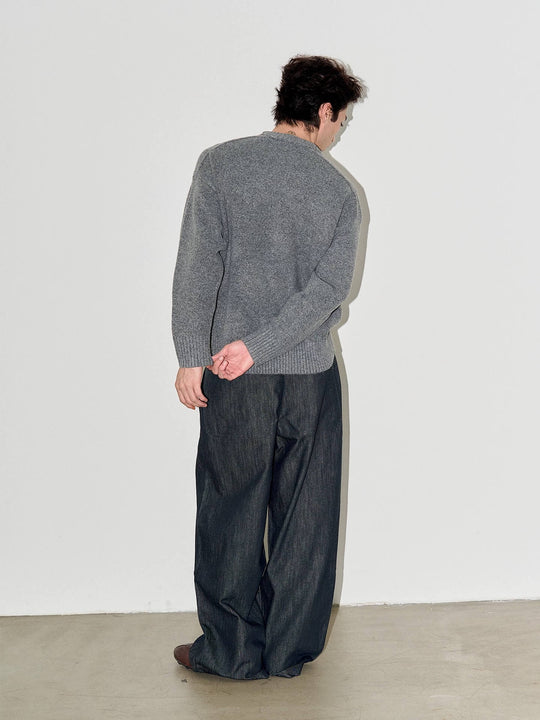 LIBERAFIT Raw Denim Pleated Dress Baggy Jeans | Face 3 Face