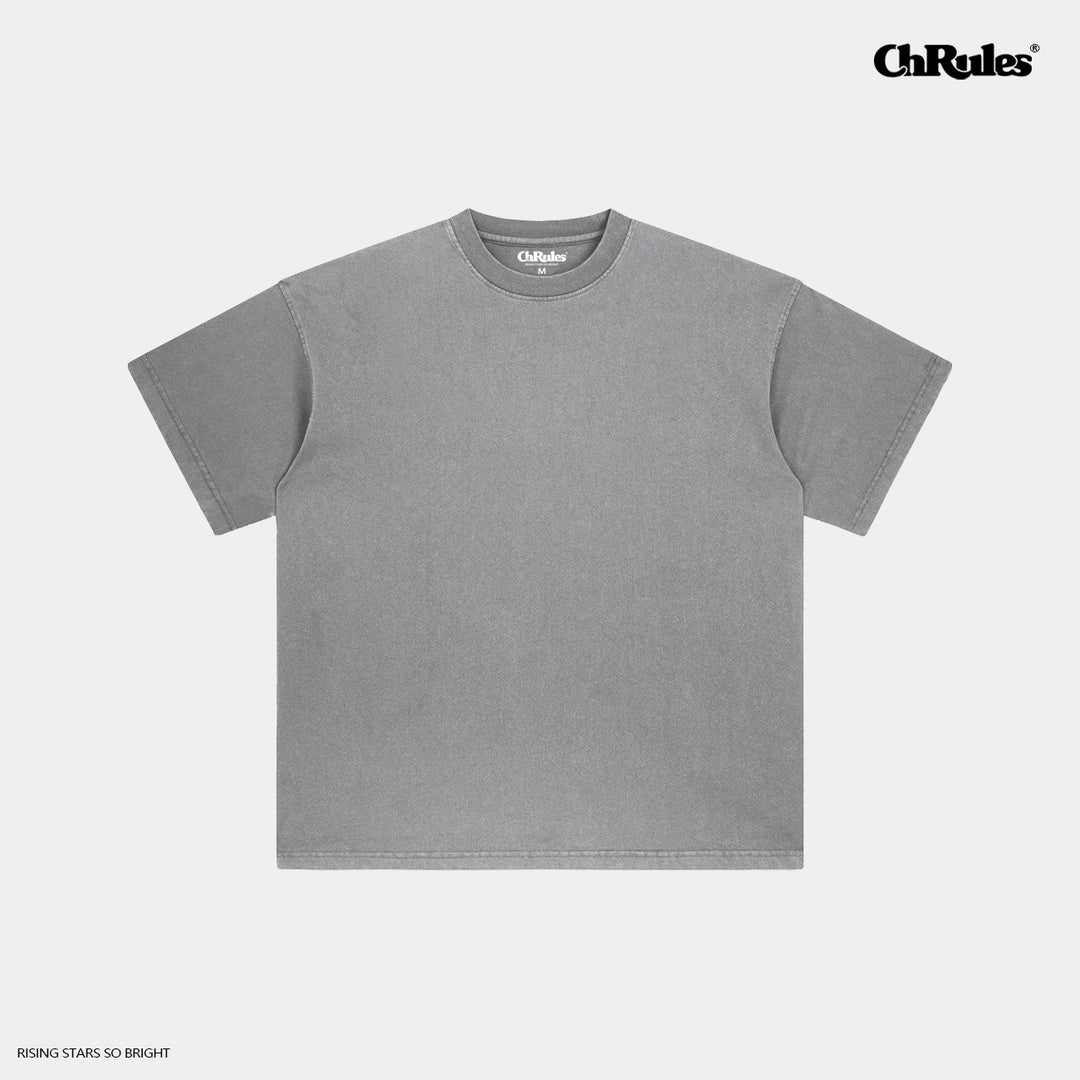 Cashrules / CHRULES Washed Old Solid Color Tee | Face 3 Face