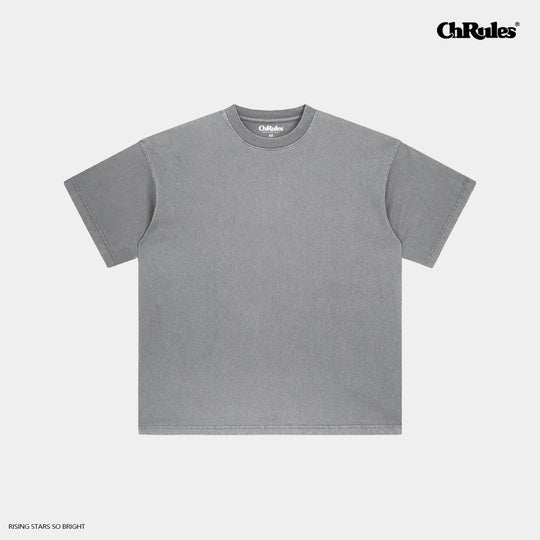 Cashrules / CHRULES Washed Old Solid Color Tee | Face 3 Face