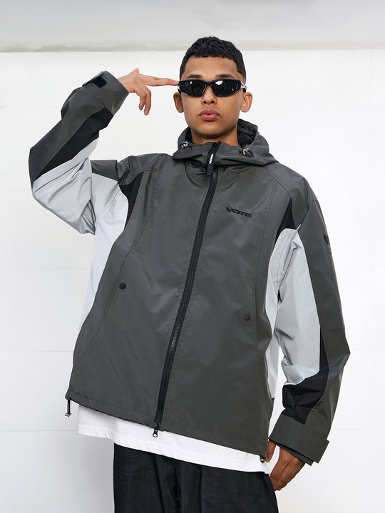 VOTE VVVVOTE Hooded Workwear Outdoor Punching Jacket
