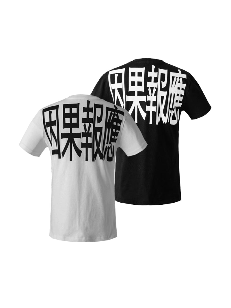 KARMANISTIC Karma Print Slim Tee | Face 3 Face