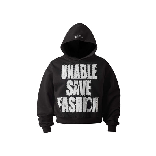 KARMANISTIC Rhinestone Embellished Slogan Print Hoodie | Face 3 Face
