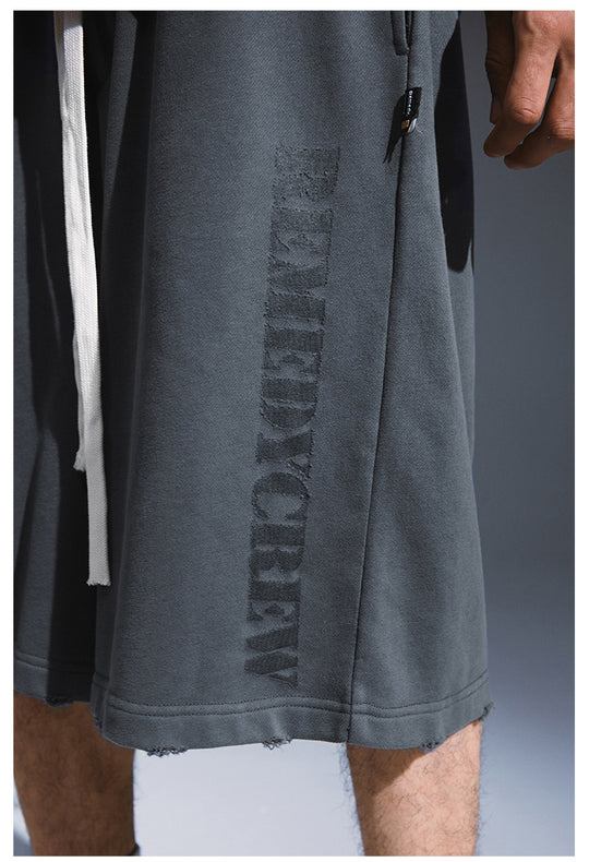 Remedy Logo Baggy Sweat Shorts | Face 3 Face