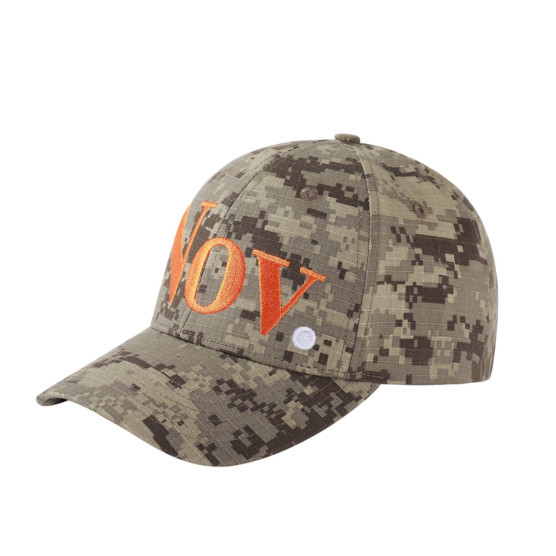 NOVACAM Pixel Camo NOV Logo Embroidered Dad Hat | Face 3 Face