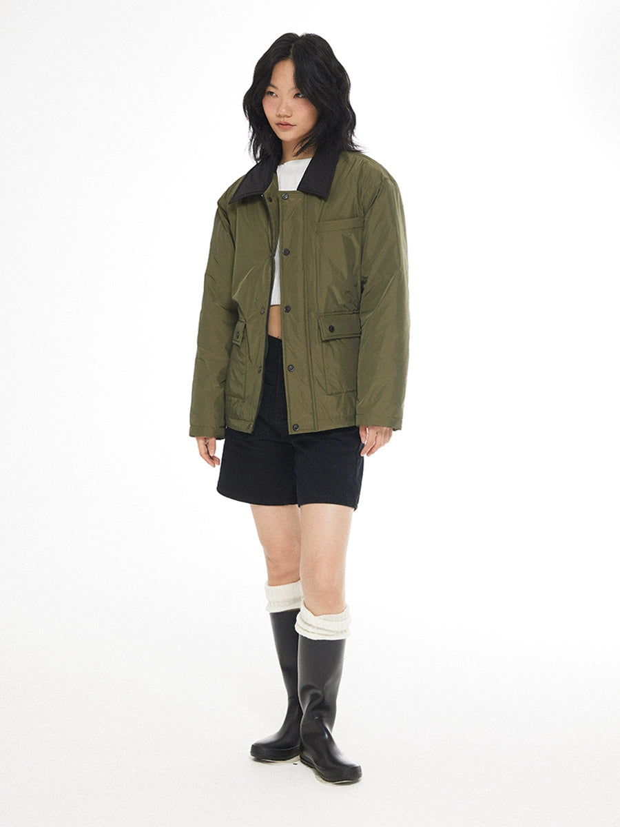 EMPTY REFERENCE Puffer Utility Jacket | Face 3 Face