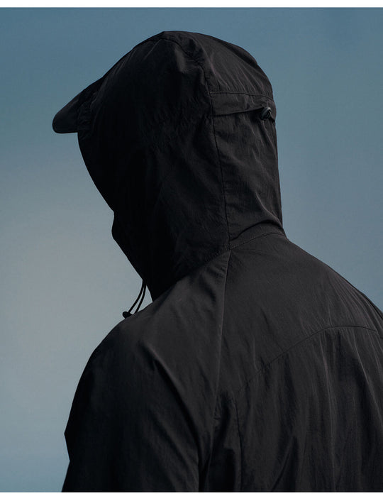 MEDM Diagonal Zip Lightweight UV Protective Outdoor Jacket | Face 3 Face