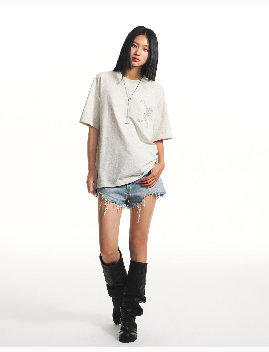 MEDM UV Resistant Flower Logo Tee | Face 3 Face