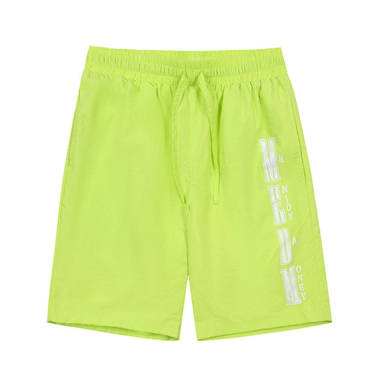 MEDM Nylon Letter Logo Sports Shorts