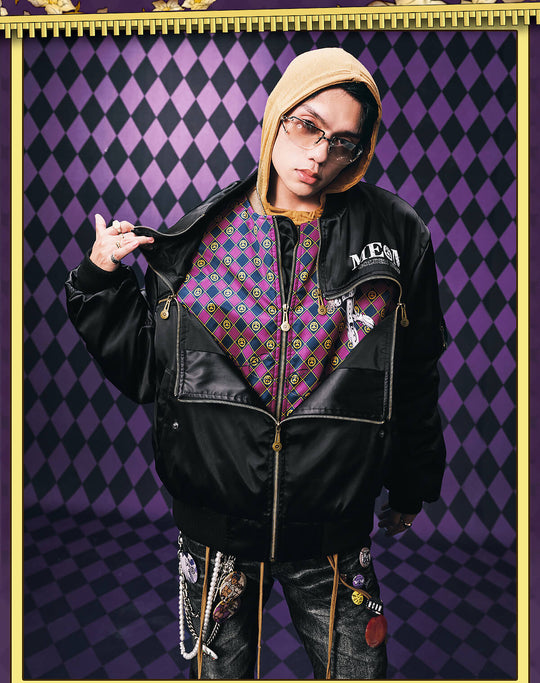 MEDM × JOJO Multi Zip Bomber Jacket | Face 3 Face