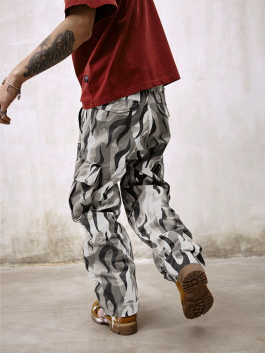 Remedy Flame Camouflage Work Cargo Pants | Face 3 Face