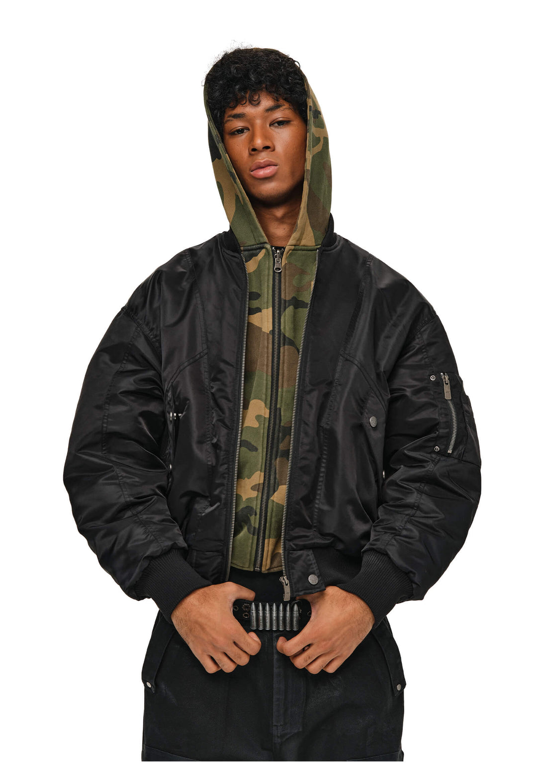 ANTIDOTE Reversible Camouflage MA-1 Bomber Jacket | Face 3 Face
