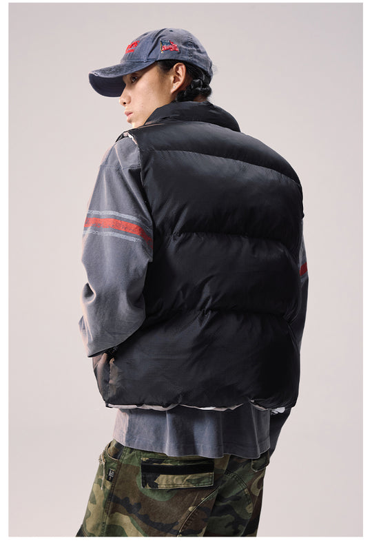 Remedy Camouflage Reversible Down Vest | Face 3 Face