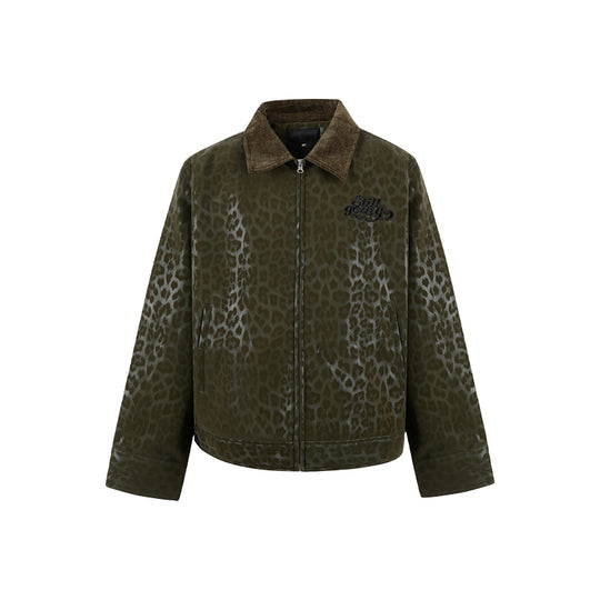 1807 Gradient Leopard Print Jacket | Face 3 Face