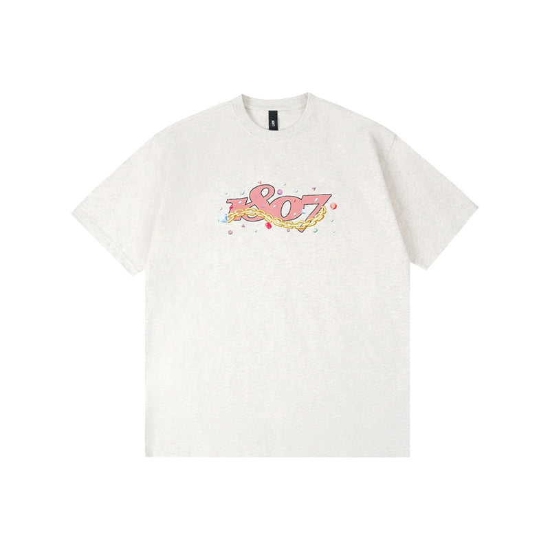 1807 Still Going Diamond Logo Print Tee | Face 3 Face