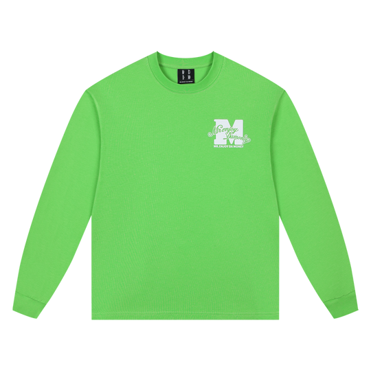 MEDM Basic M Logo Printed Long Sleeve Tee | Face 3 Face