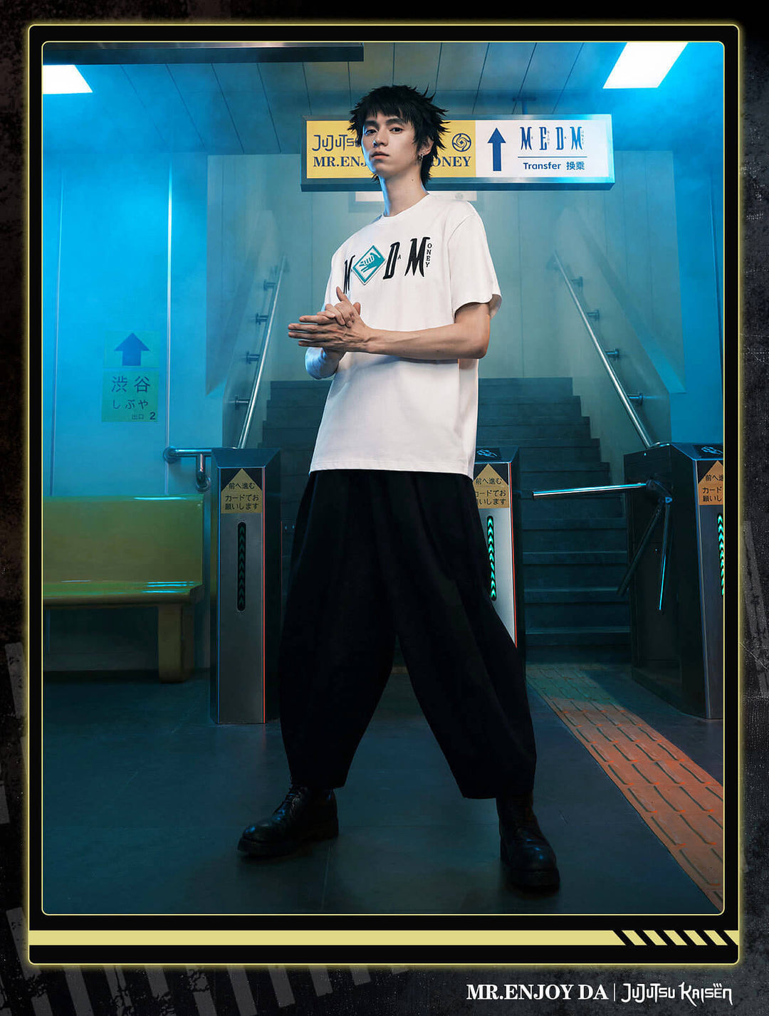 MEDM × Jujutsu Kaisen Character Icon Velcro Tee | Face 3 Face