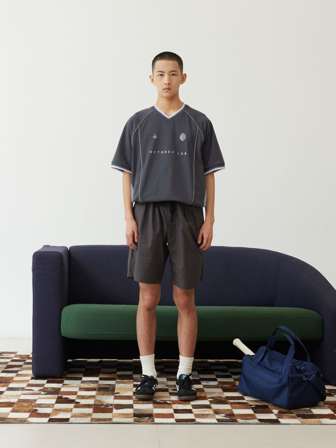 OCTOBEE LAB Patchwork Printed Soccer Jersey | Face 3 Face