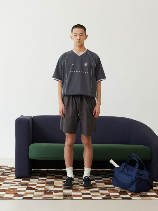 OCTOBEE LAB Patchwork Printed Soccer Jersey | Face 3 Face