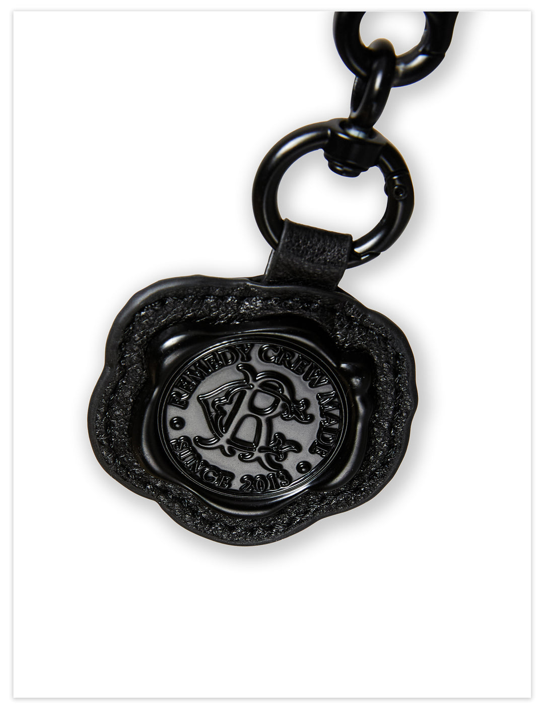 Remedy Metal Wax Seal Keychain Charm | Face 3 Face