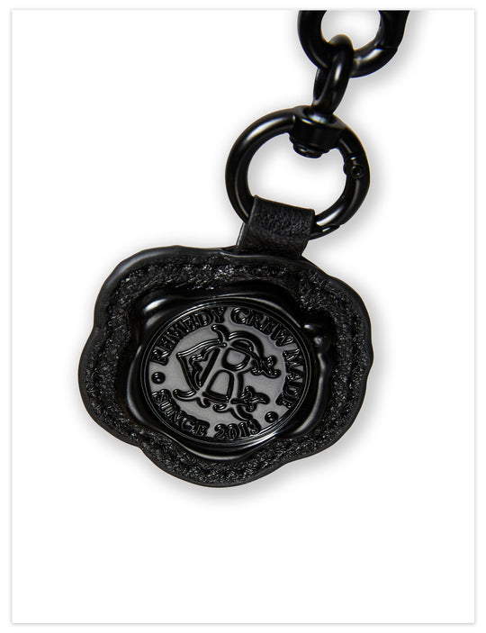 Remedy Metal Wax Seal Keychain Charm | Face 3 Face