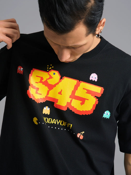 S45 Pacman Game Logo Tee | Face 3 Face
