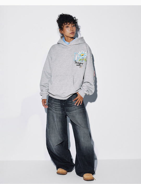 MEDM Daisy Floral Hoodie | Face 3 Face