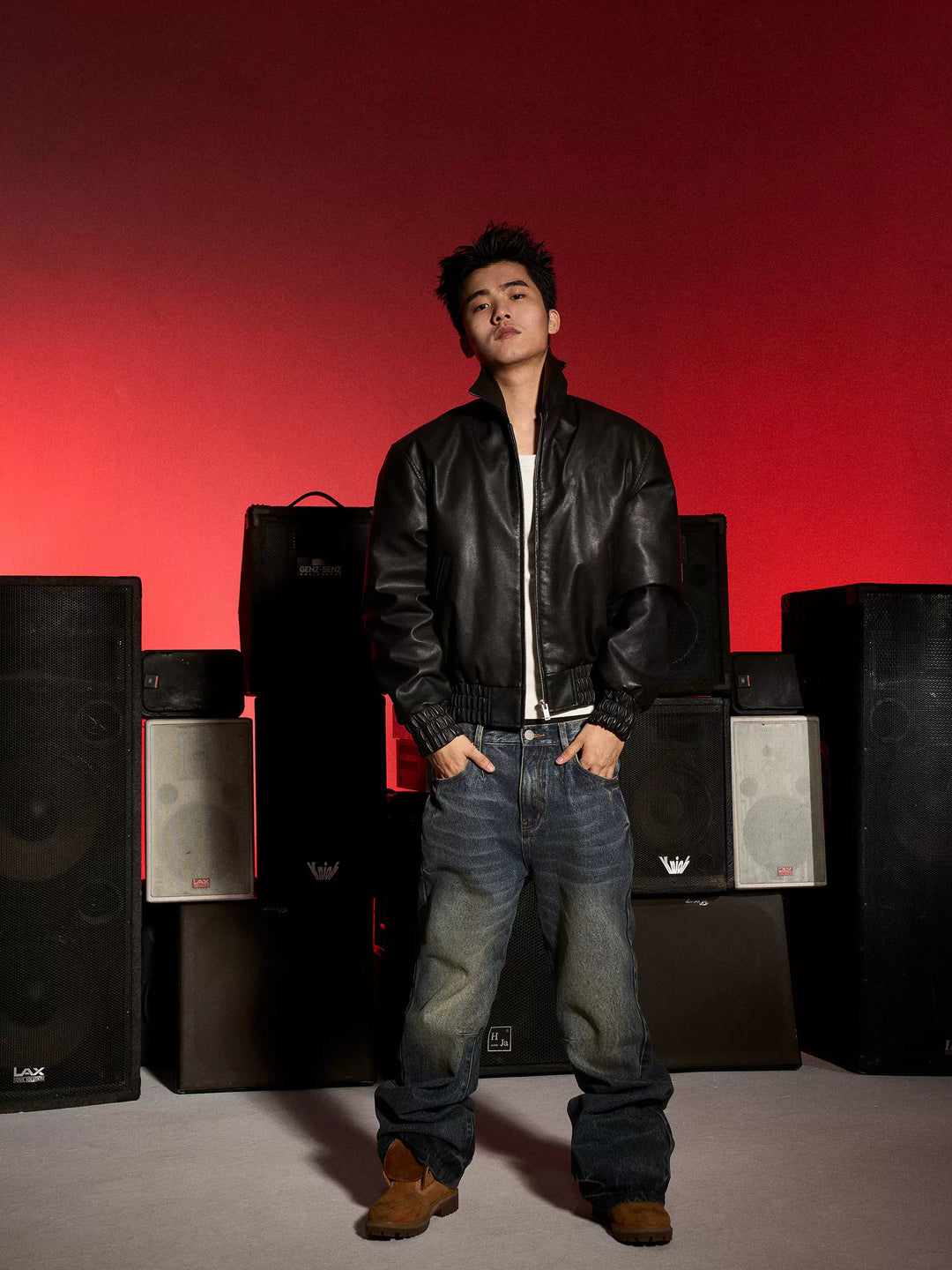 KARMANISTIC 3D Cat Whisker Washed Flared Pants | Face 3 Face