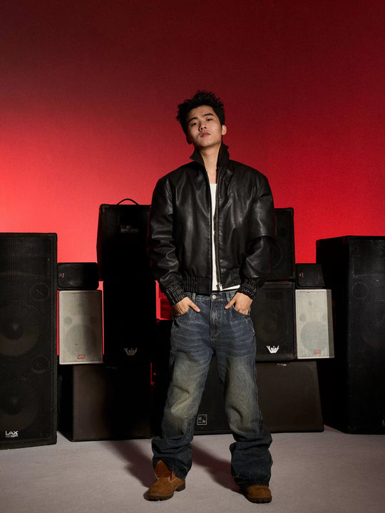 KARMANISTIC 3D Cat Whisker Washed Flared Pants | Face 3 Face