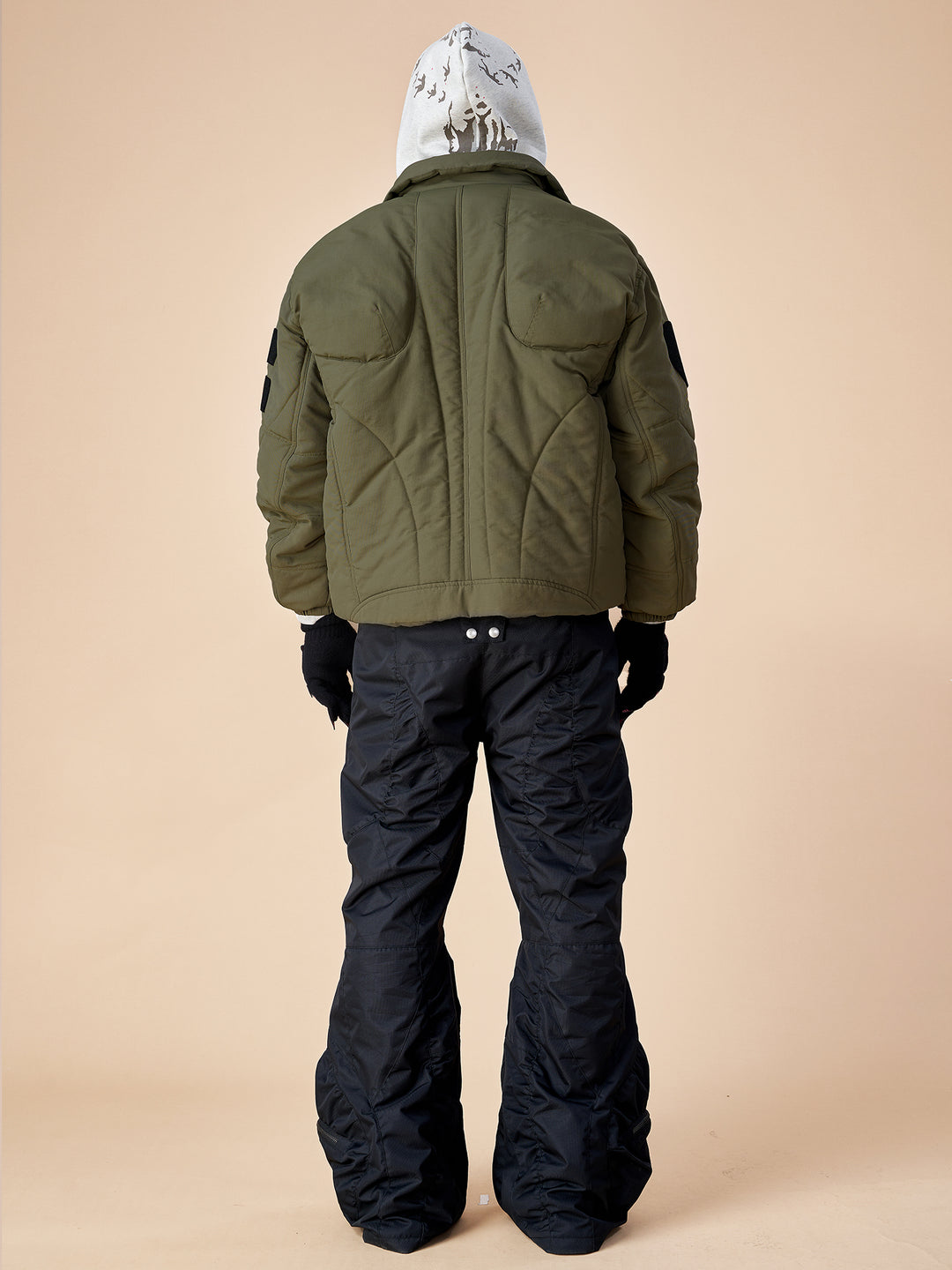 EVILKNIGHT(EK) Military Mecha Structured Interline Jacket