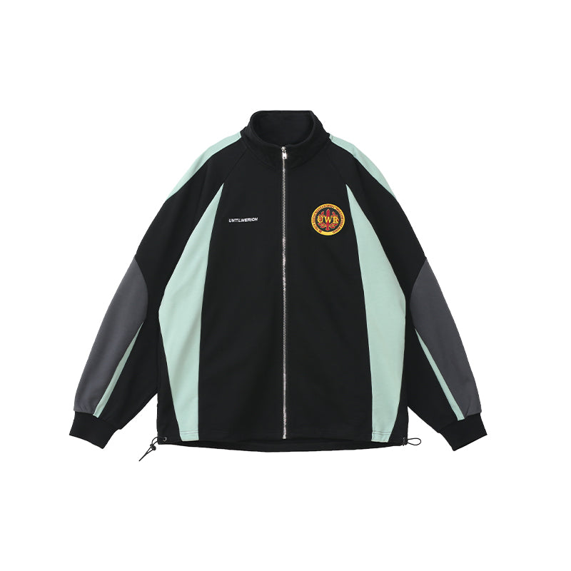 UNTILWERICH Colorblock Sweatshirt Soccer Jersey Jacket | Face 3 Face