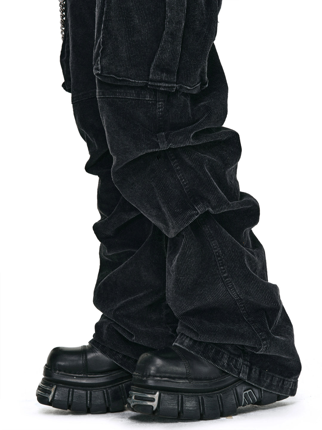 ANTIDOTE Heavy Wash Corduroy Multi Pocket Cargo Pants | Face 3 Face